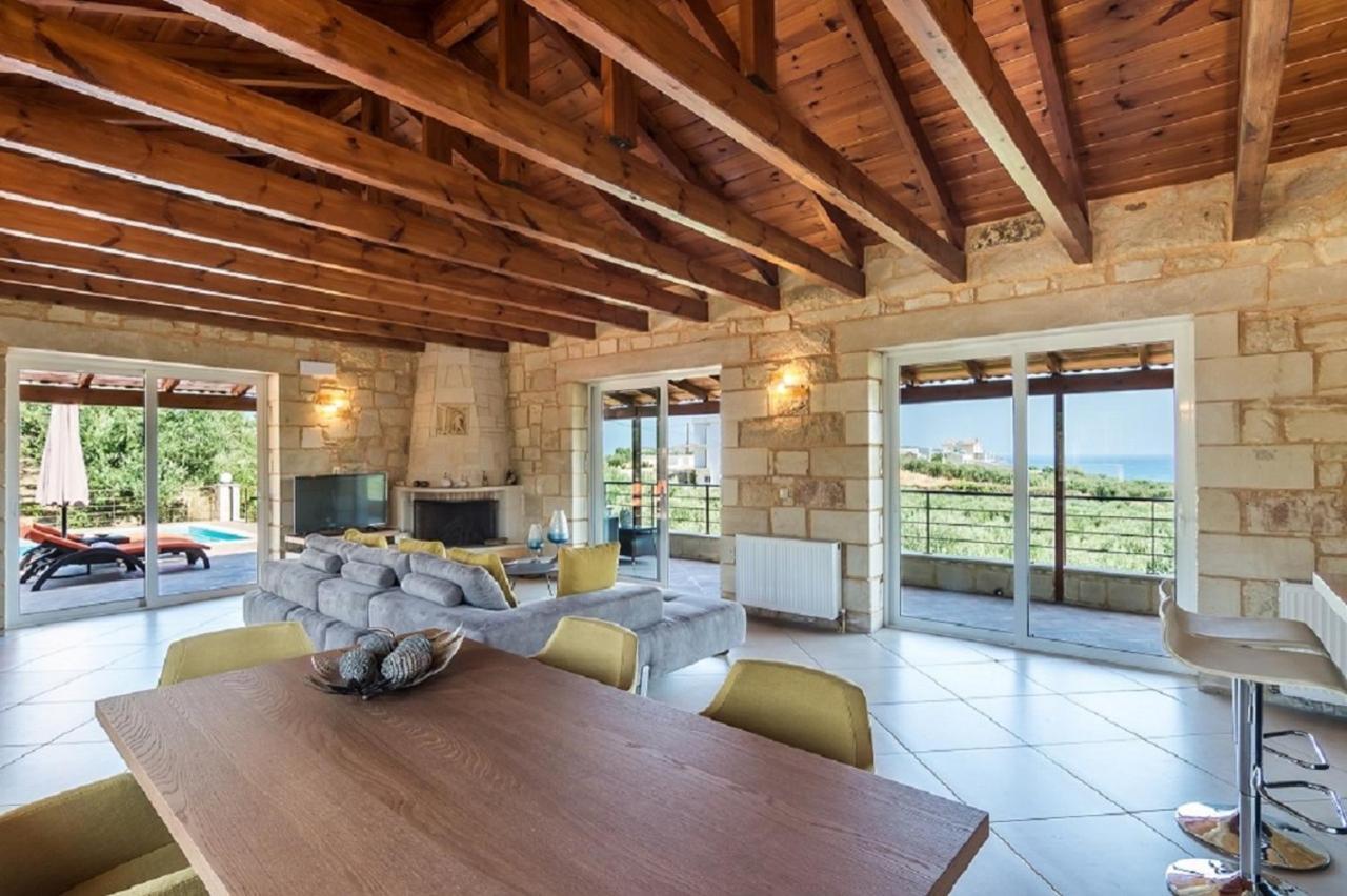 Agia Marina Villa Chara Chania מראה חיצוני תמונה